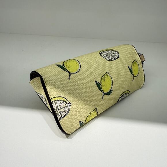 Coach Sunglass Case With Lemon Print CAP11 - Picture 4 of 7